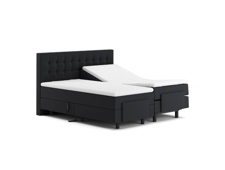 Boxspringbett GLOAM mit Elektromotor anthrazit