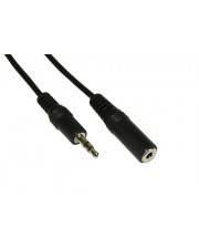 InLine Klinke Verlängerung 3,5mm Stecker / Buchse Stereo 3m m (99933)