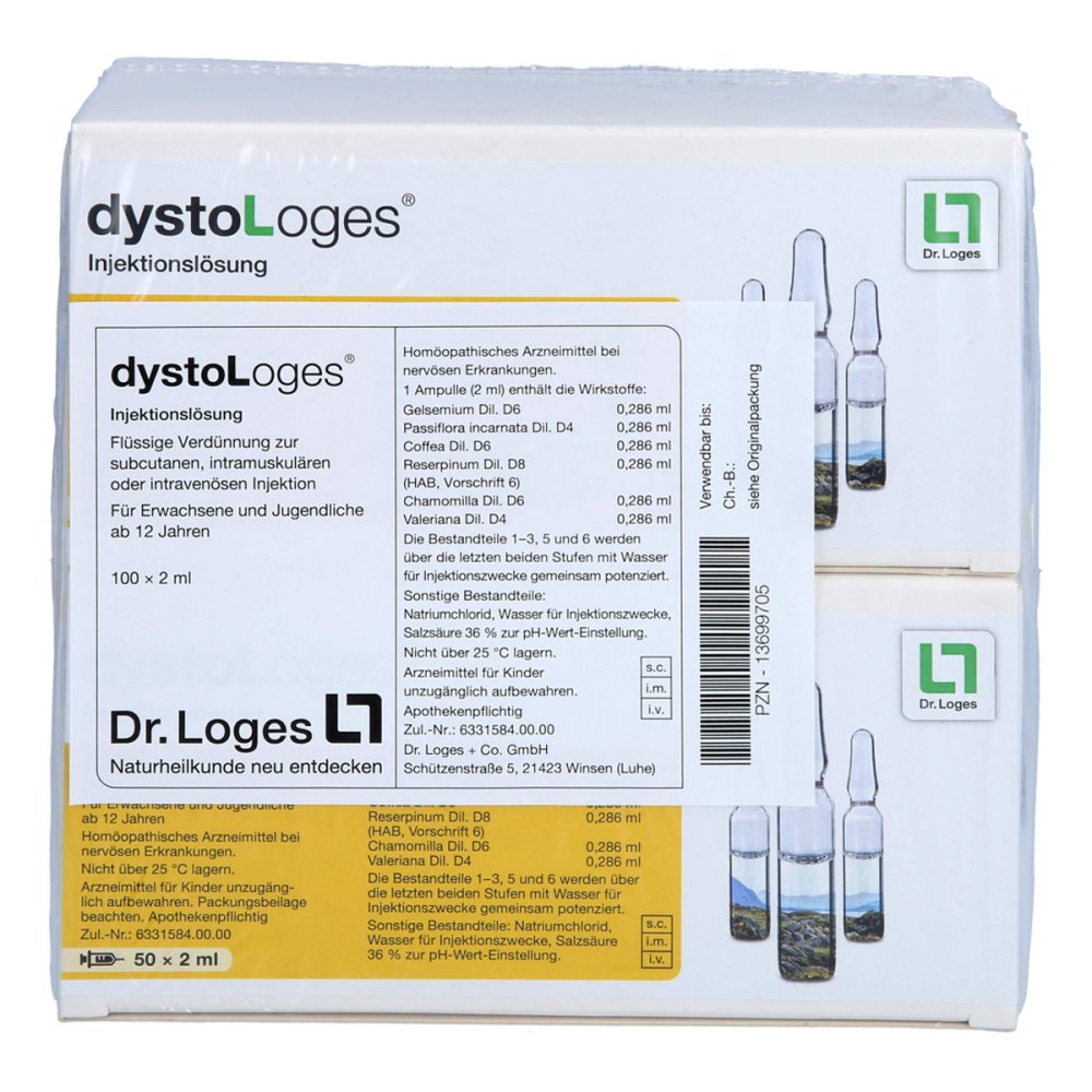 Dr. Loges + Co. GmbH Dysto Loges Injektionslösung Ampullen 13699705