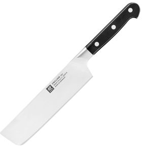 Zwilling Hackmesser Pro 38429-171-0, Nakiri, Kunststoffgriff, Edelstahlklinge 17 cm