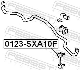 Febest Stange/strebe, Stabilisator 0123-Sxa10f Vorderachse Für Toyota