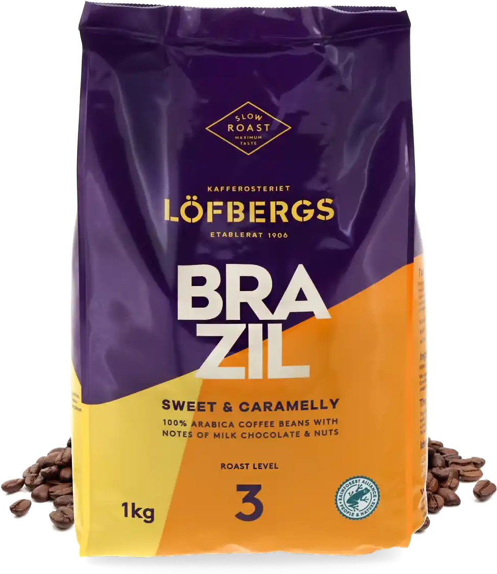 Löfbergs   Brazil - 1 kg koffiebonen