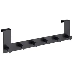 WENKO Türgarderobe Celano Stahl Schwarz