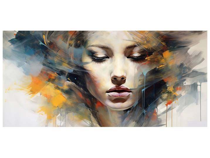 Alubild Colourful Shadow Girl image LAND