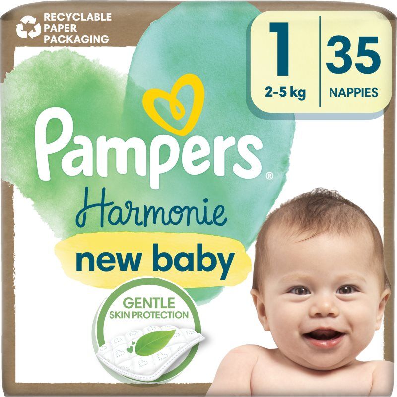 Pampers Harmonie Size 1 Einwegwindeln 2-5 kg 35 St.