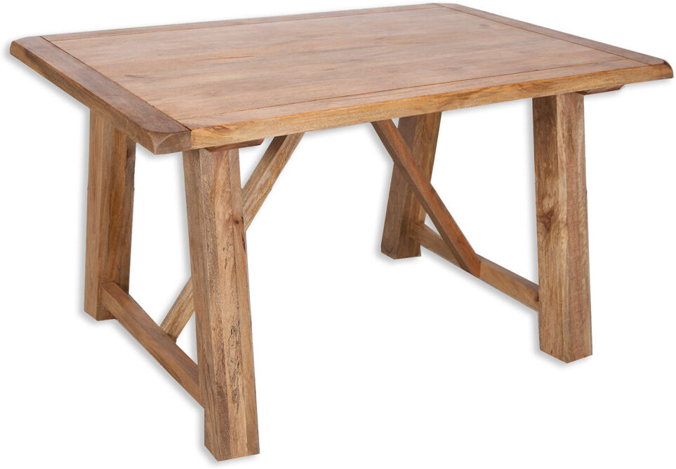 Union Rustic Amesbury Solid Wood Dining Table Natural Mango H76 x L135 x W90cm