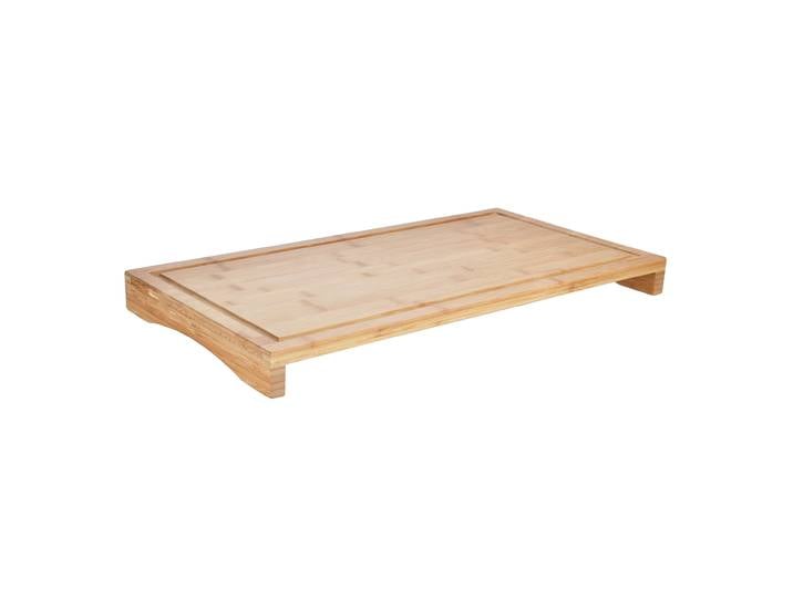 Herdabdeckplatte aus Bambus, BPA-freies Schneidebrett, 54 x 28 x 4,3 cm