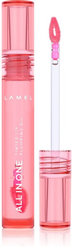 LAMEL All in One Lip Tinted Plumping Oil tinted lip oil for maximum volume № 401 Peachy 3 ml