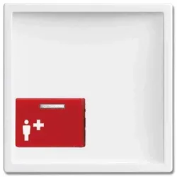Busch-Jaeger Klinik Zentralscheibe, studioweiß, geeignet als Zentralplatte