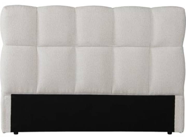 Kopfteil aus dickem Stoff im Alpe d'Huez -Bubble-Stil – 140 cm – Beige