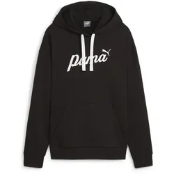 PUMA Essentials+ Script Hoodie Damen 01 - PUMA black S