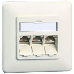 Metz Connect, Steckdose, 130B11D31002-E Steckdose RJ-45 Weiss