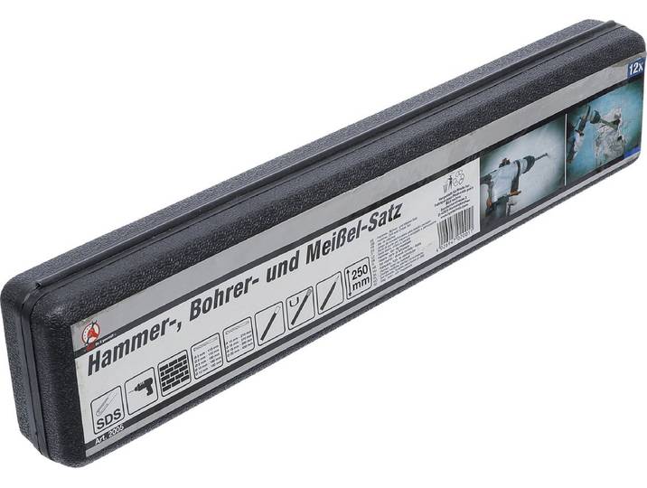 BGS Hamer-\, boor- en beitelset SDS\, hardmetalen punt 5 - 20 mm 12 delig