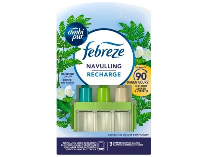 Ambi Pur 3Volution - Navulling Luchtverfrisser - Ochtend Dauw - 20ML