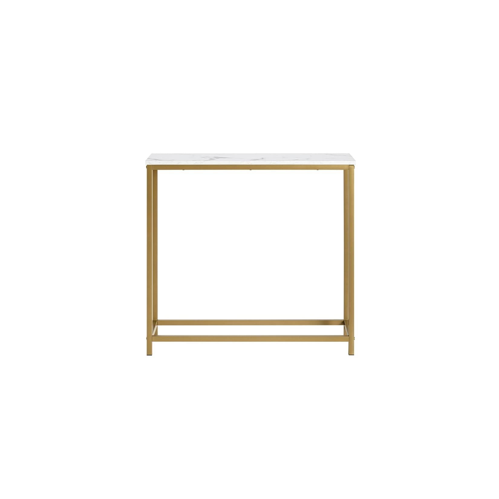 SoBuy Konsolentisch Flur Gold 80x29,5x74,5cm Vintage