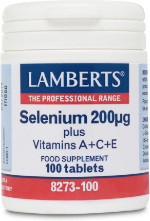 Lamberts Selenium 200 g plus A + C + E 100 Tablets