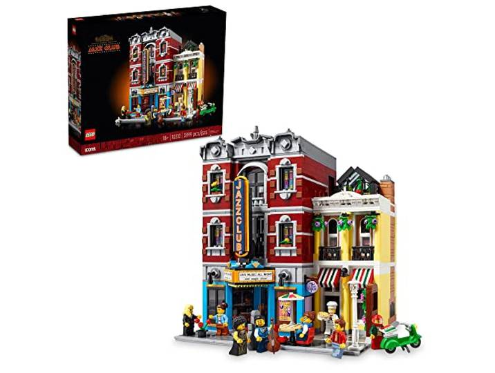 Lego Icons Jazz Club 10312 Bauset für Erwachsene und Jugendliche, EIN Sammlerstück Geschenk für Musiker, Musikliebhaber und Jazz-Fans, enthält 5 detaillierte Räume
