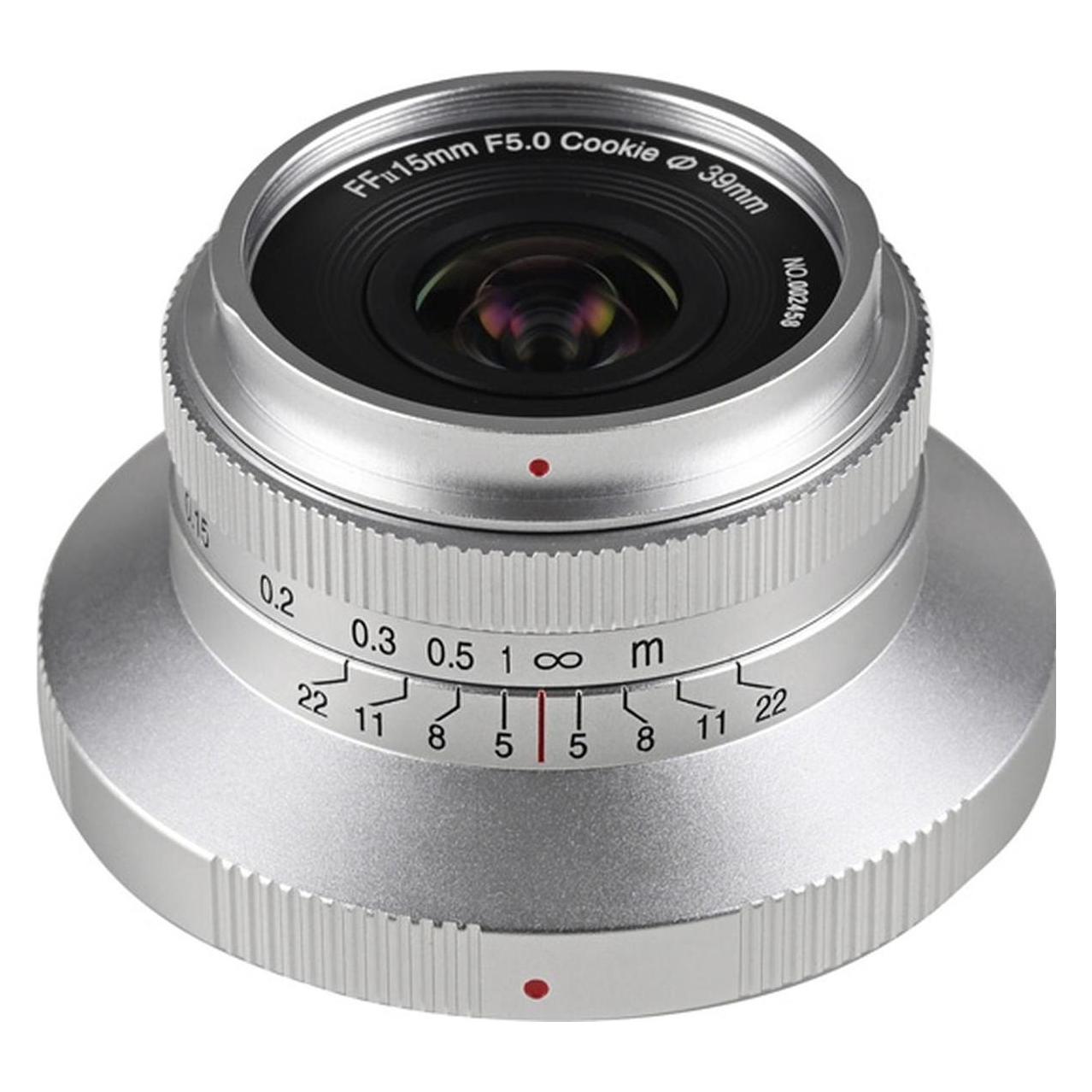 Laowa 15mm f/5 Cookie FF â Silver Nikon Z (Auto Aperture) (Nikon Z, Vollformat) (D288701)