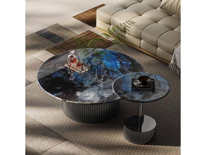 Design italien Table basse sol minimaliste Simple relié Table basse organisateur affichage Tavolino Da Salotto meubles de maison