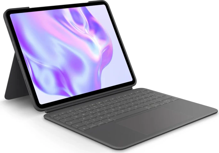 Logitech Combo Touch for iPad Pro 13" (M4) - Graphite - Tastatur & Folio-Set - Deutsch - Grau