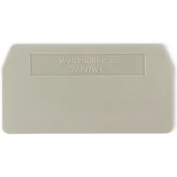Weidmüller, Kabelverbindung Zubehör, Abschlußplatte ZAP/TW 1(beige)