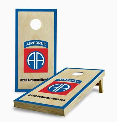 Skip's Garage 82nd Airborne Division Regulation 2x4 Cornhole Game Set