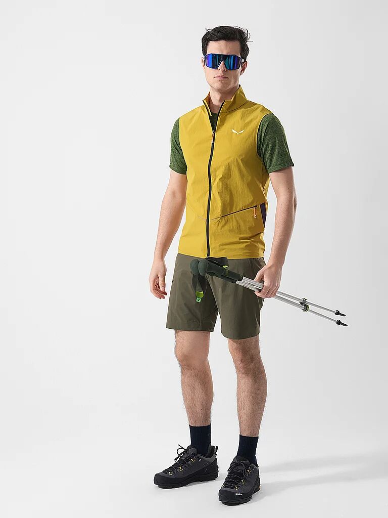 SALEWA Herren Softshellweste Pedroc Light DST senf   S M