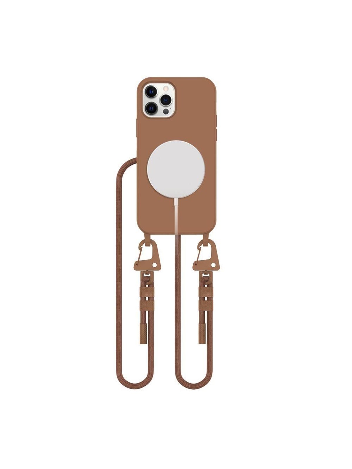 Tech-Protect MagNecklace MagSafe Case for iPhone 12 / 12 Pro - Brown