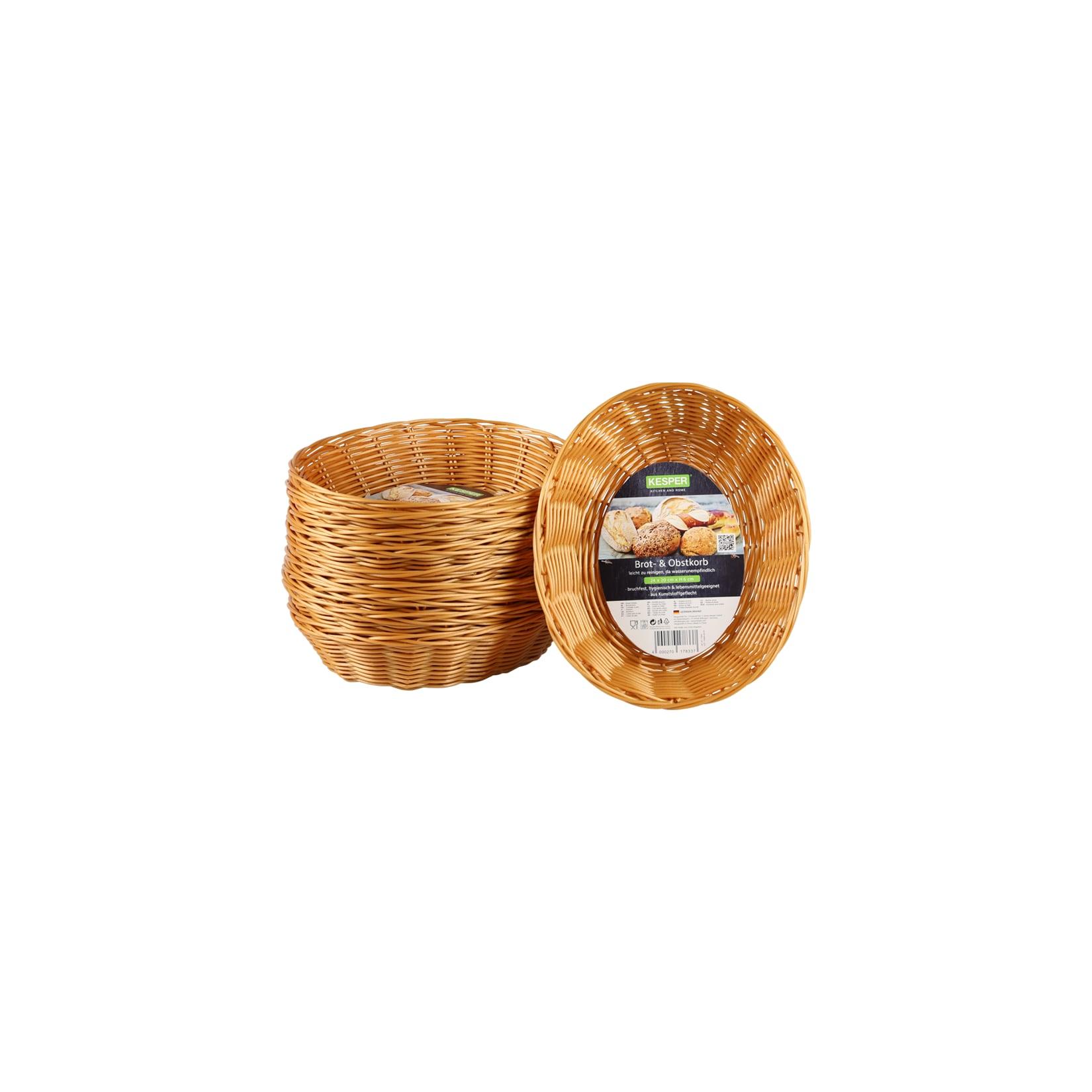 KESPER Brotkorb, Kunststoff (PE) 10er Pack