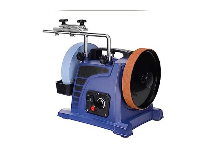 H8 8 Zoll Low-Speed ​​Wassergekühlte Messerschärfer for Haushaltsholzbearbeitungswerkzeuge Gravur Messer Meißel Elektrische Messerschleifer Industrieausrüstung