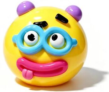 JoyToys Smushers Dog Face Squishy Slow Rise Stress Relief Toy For Sensory Fun yellow Dog Face