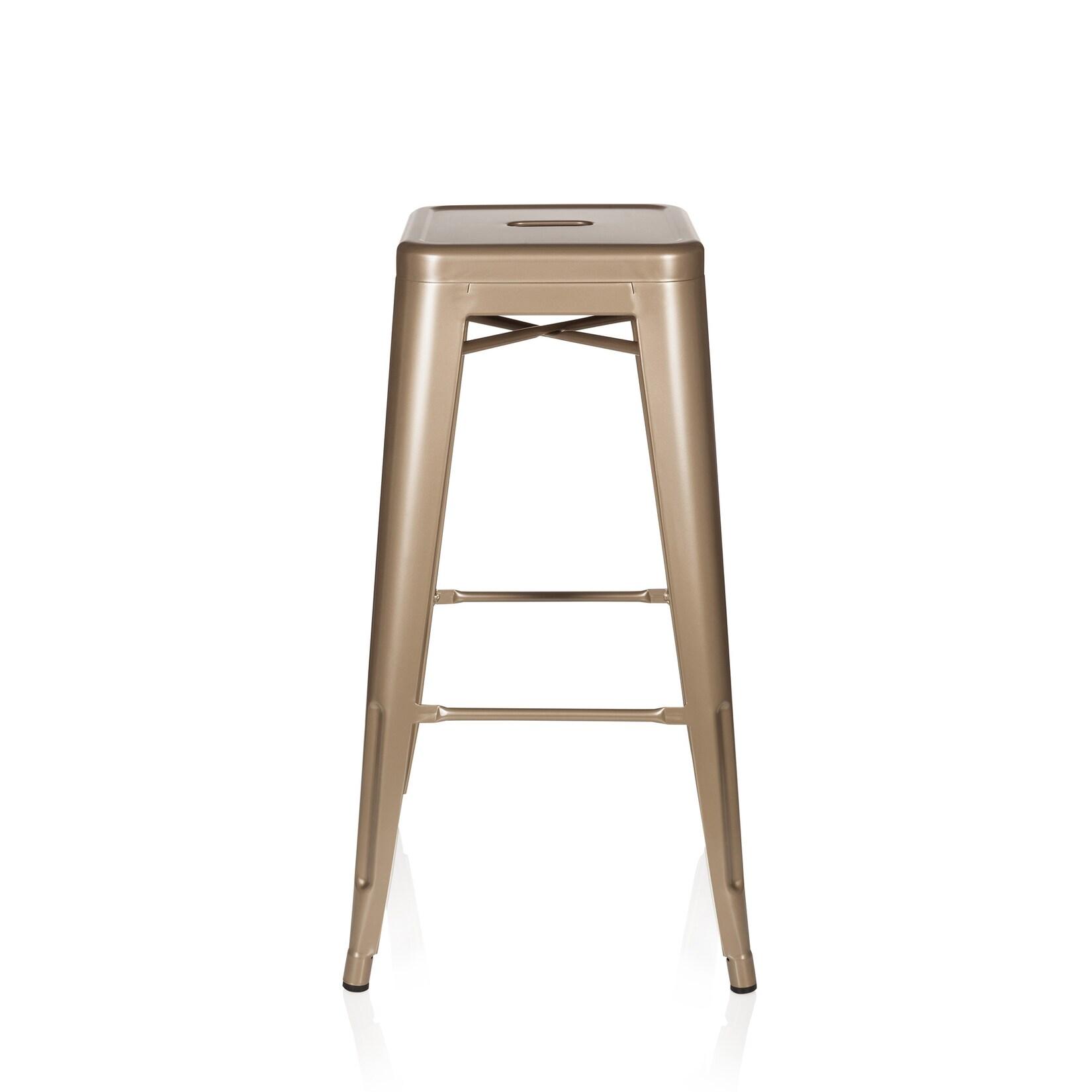 hjh OFFICE Barhocker VANTAGGIO HIGH Metall ohne Armlehnen