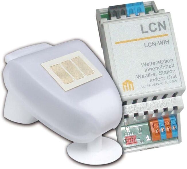 LCN Wetterstation WIH 3x Licht Temperatur Wind Uhr (30204)