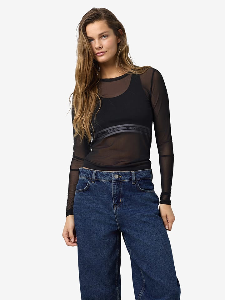 Noisy may Longsleeve in Schwarz - L