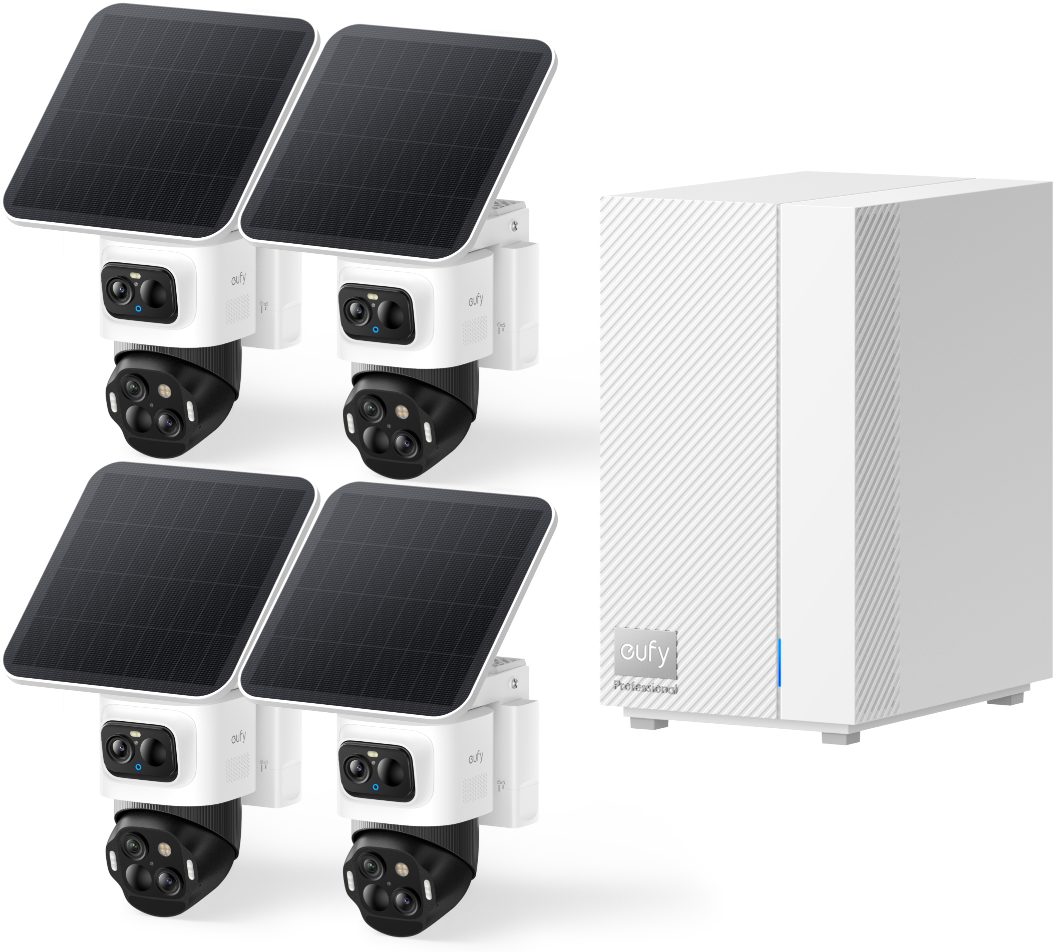 Anker eufy HomeBase™ Professional S1 und eufyCam S4 4er-Pack