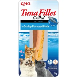 INABA CIAO Gegrilltes Thunfischfilet in Jakobsmuschelbrühe 15g