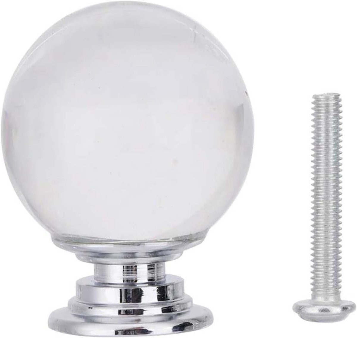 Sferische Kristallen Glas Knop 30mm voor Kast en Lade - Decoratieve Meubelgreep