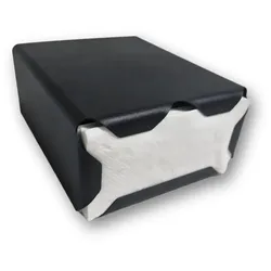 Serviettenspender aus pulverbeschichtetem Stahl, 33×33 cm (1/8), schwarz | Ideal für Cafés, Restaurants, Bars.