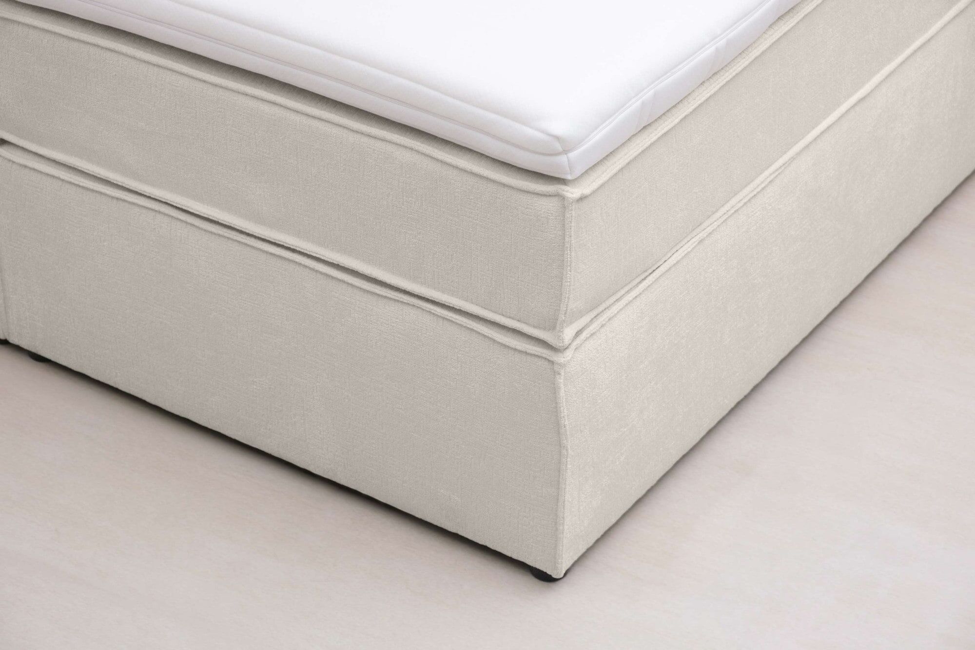 Home affaire "Bellissimo, Doppelbett, Polsterbett, Federkernbett, Komforbett" inkl. 9cm Topper, 5-Zonen-Taschen-Federkernmatratze, Härtegrad 3