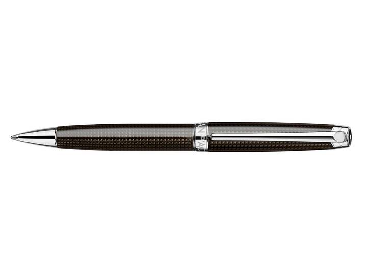 Kugelschreiber Caran d'Ache Léman D , schwarz, Metall, Stifte, Kugelschreiber