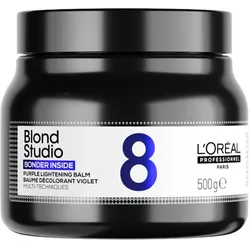 L'Oréal Professionnel, Haarfarbe, L'Oreal Professionnel Blond Studio Purple Lightening Balm 500g (Lila)