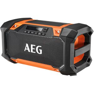 AEG Baustellenradio BRSP 18-0, 4935479668, Akku 18V, FM, mit USB Ladefunktion, Bluetooth