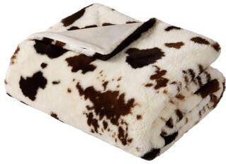 Frye Heritage Cow Faux Fur 50x70 Throw