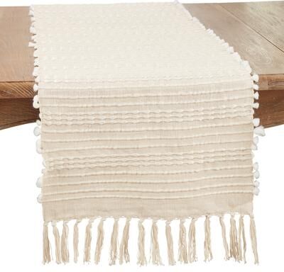 Saro Lifestyle "Sleek and Simple Stripe Table Runner - 16""x72"""