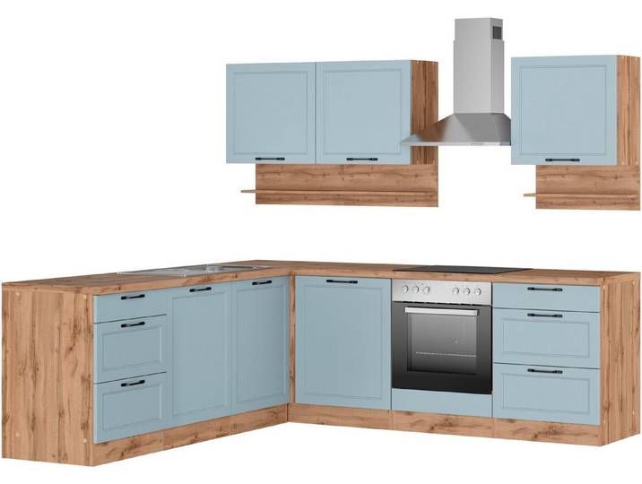 KOCHSTATION Winkelküche KS-Lana, Stellbreite 240/240 cm, wahlweise mit und ohne E-Geräte