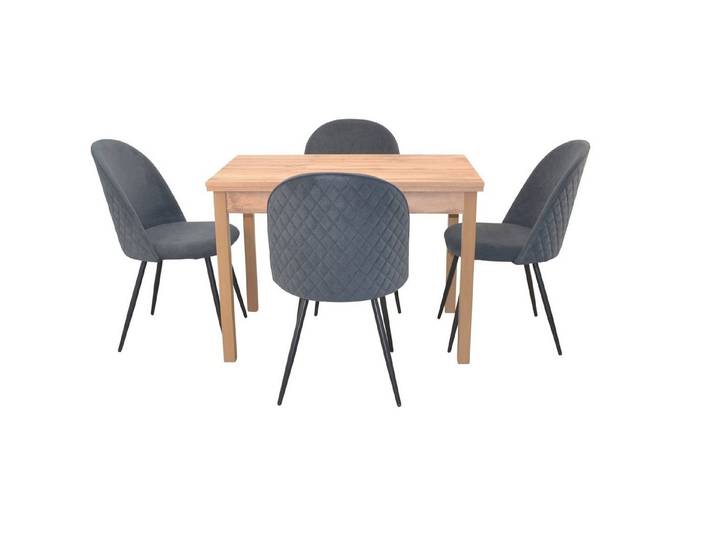 moebel-direkt-online Essgruppe Nala, (Spar-Set, 5tlg. Set (Esstisch ausziehbar mit 4 Stühlen)