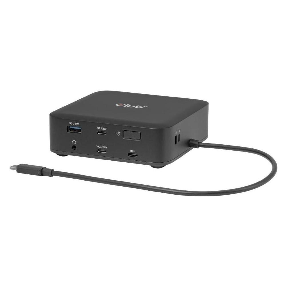 Club 3D Club3D USB-C 12in1-Dock >2xDP/2xHDMI/3xUSB-C/ 8K30Hz PD100W (USB-C, 12 Ports) (CSV-2542)