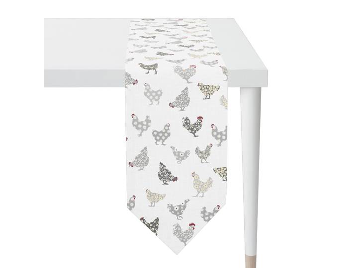 Chemin de table 6710 25 x 172cm Gris/Gris
