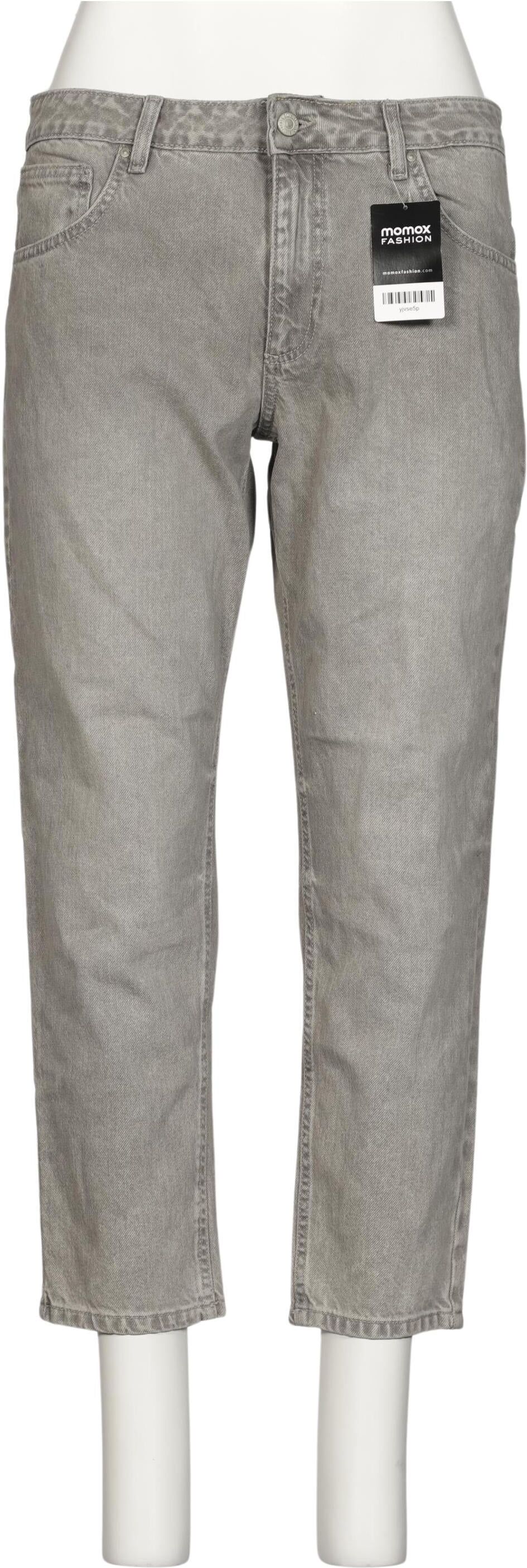asos Curve Damen Jeans, Grau, Gr. W34, Baumwolle - Second Hand