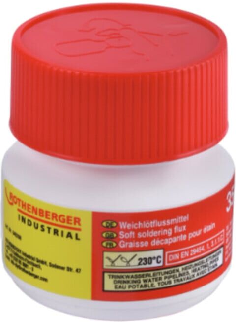 Rothenberger Flux décapant pour brasure tendre, tube 35 ml (45266)